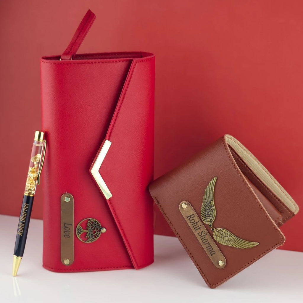 Couple Wallet Purse Combo